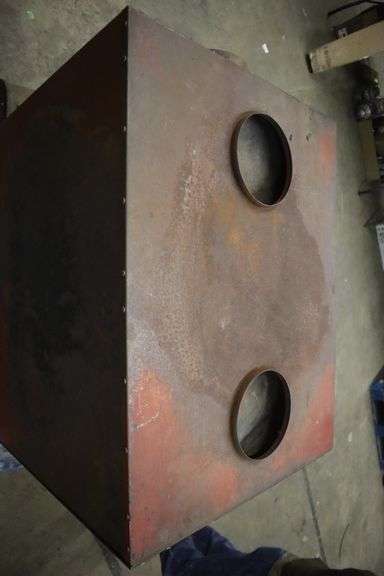 Johnson Energy Systems wood burning furnace with blowers- Has been used -  Matthews Auctioneers