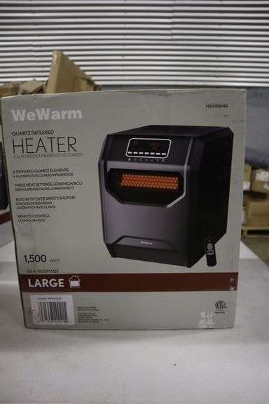 Wewarm quartz infrared heater - Matthews Auctioneers