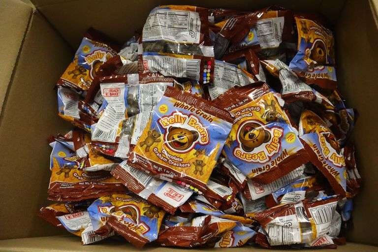 Case of whole grain belly bears chocolate graham crackers Matthews