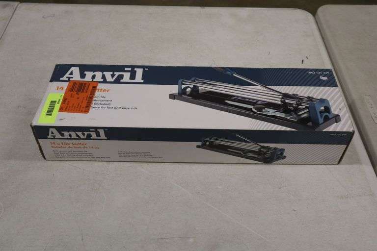 Anvil 14" Tile cutter Matthews Auctioneers