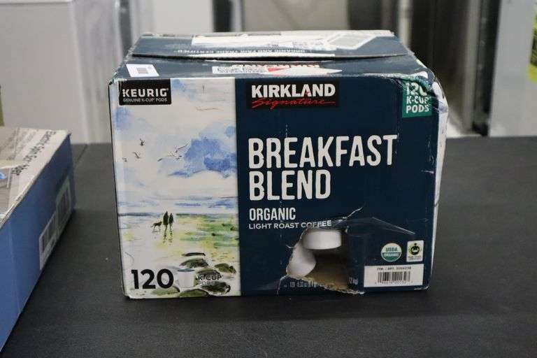 Kirkland Breakfast Blend 120 KCup Pods Matthews Auctioneers
