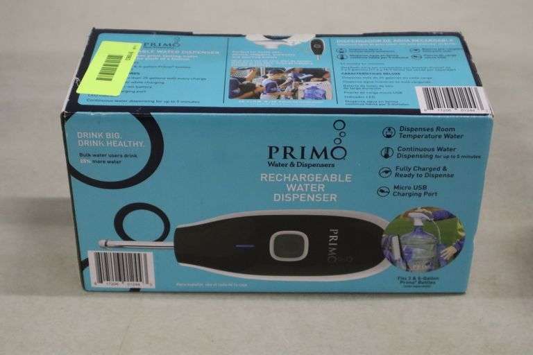 Primo rechargeable water dispenser Matthews Auctioneers