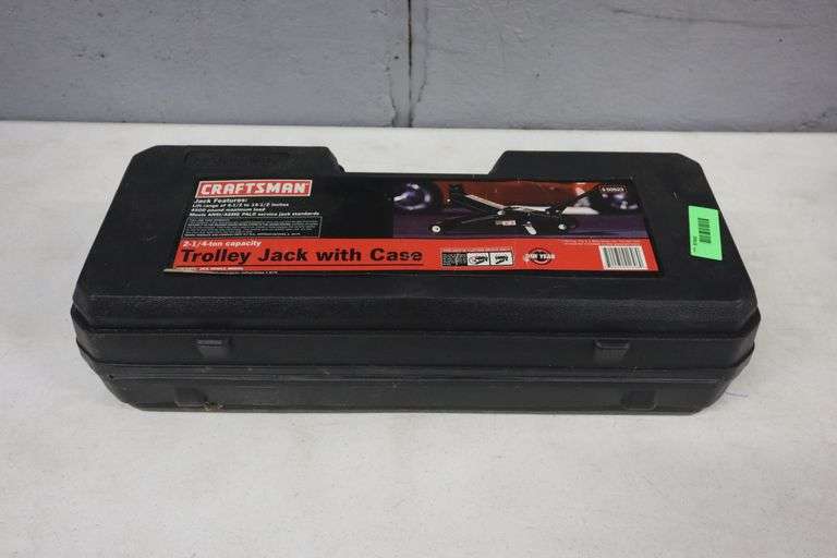 Craftsman 21/4 Ton Capacity Trolley Jack with Case Matthews Auctioneers