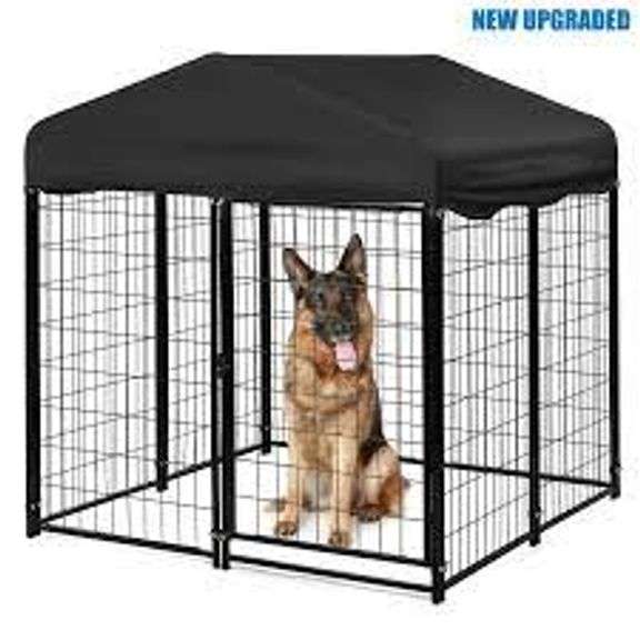 Dog Kennel 4x4x4.5' Matthews Auctioneers