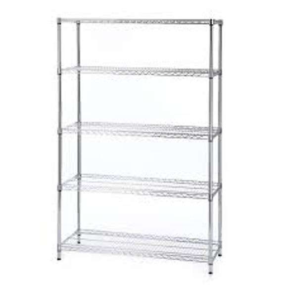 5 tier wire shelving unit Matthews Auctioneers
