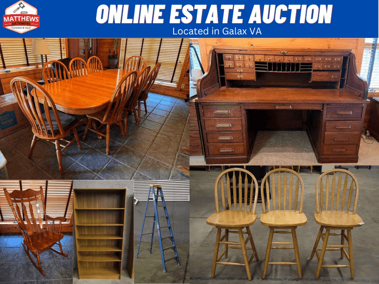Estate Auction Furniture & More Matthews Auctioneers