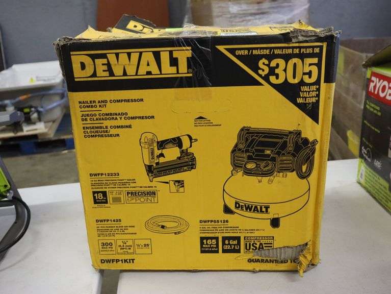 Dewalt 6 gal air compressor only Has been used Matthews Auctioneers