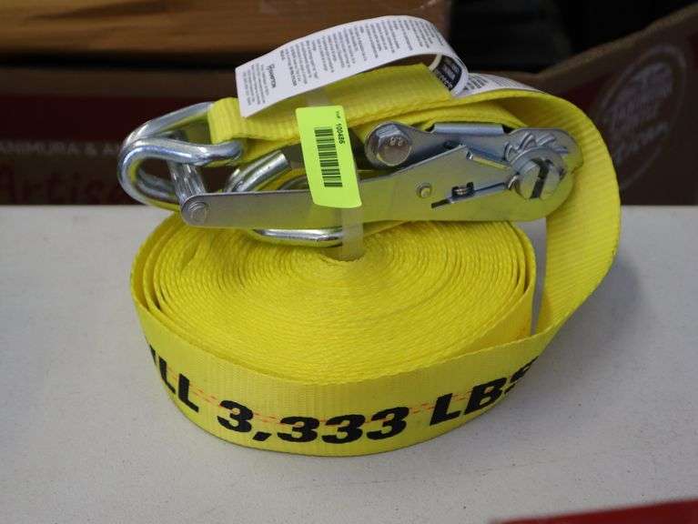 Husky 2"x50' Ratchet Tie Down with J hook Matthews Auctioneers