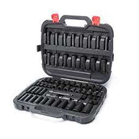 Husky 64 pc impact socket set Case is missing 1 latch Matthews