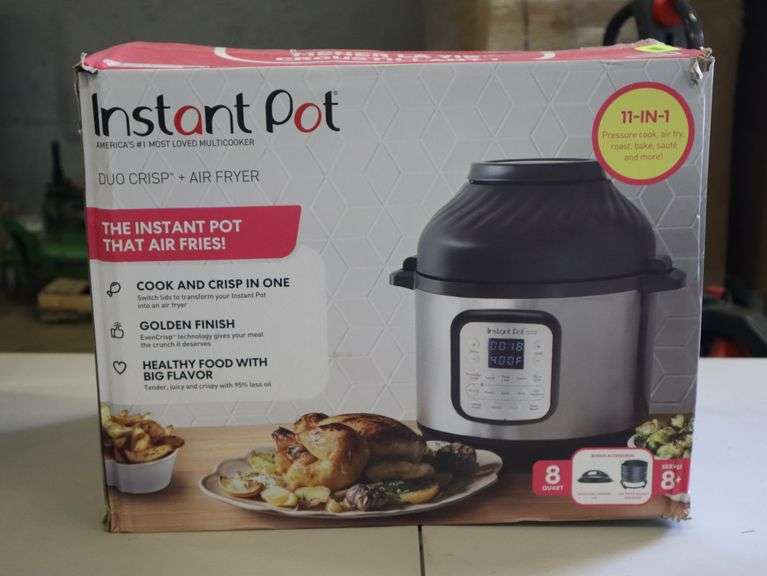 Instant Pot duo crisp+air fryer Matthews Auctioneers