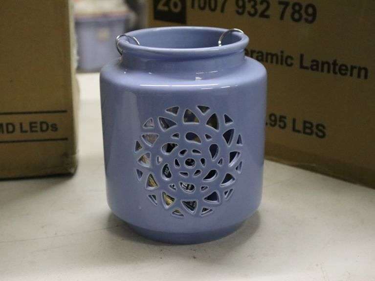 4 pack ceramic lanterns Matthews Auctioneers