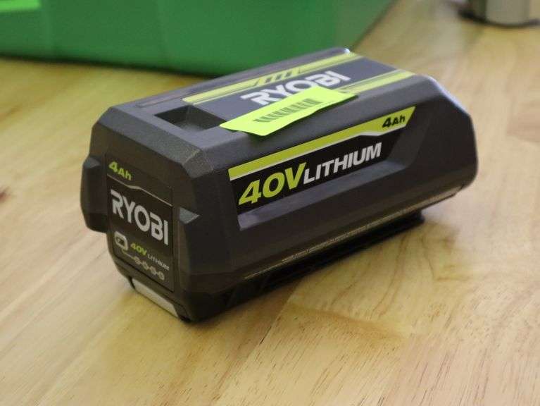 Ryobi 40V Lithium 4Ah Battery Pack Matthews Auctioneers