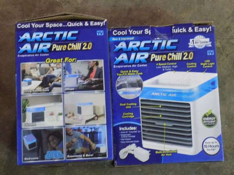 (2) ARCTIC AIR PURE CHILL 2.0 PERSONAL SPACE COOLER Matthews Auctioneers