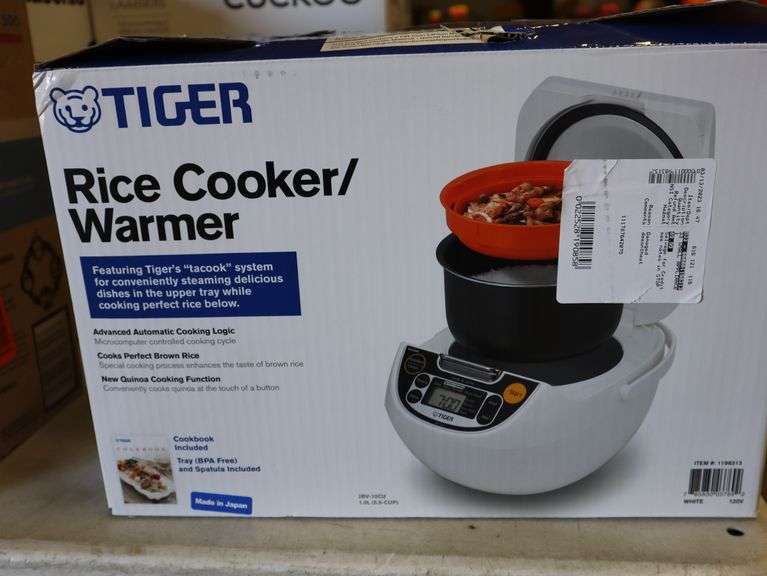 Tiger rice cooker/warmer Has been used Matthews Auctioneers