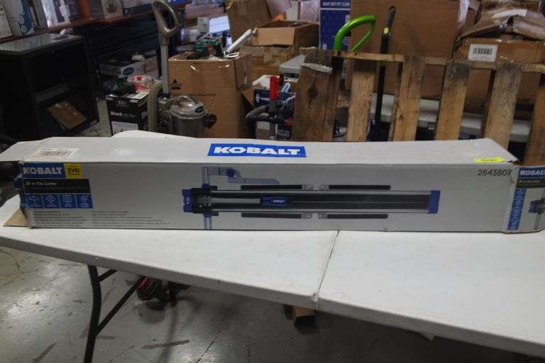 Kobalt 36in Ceramic Tile Cutter Kit Matthews Auctioneers