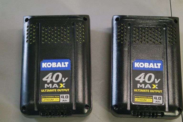 KOBALT 40V MAX ULTIMATE OUTPUT BATTERY PACK - These do not work. SOLD ...