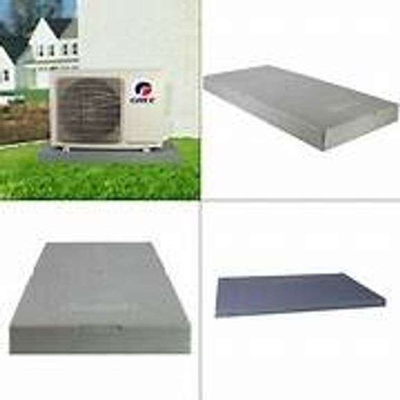 18 in. x 36 in. x 3 in. HDPE Condenser Mounting Pad for Ductless Mini