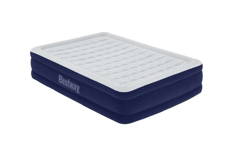 Bestway tritech air mattress queen 15" with built in ac pump Matthews
