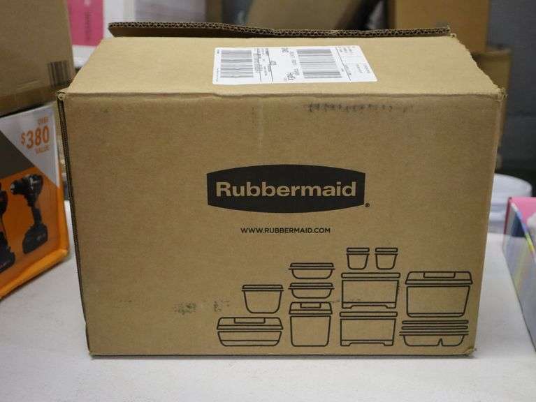 Rubbermaid duralite glass bakeware 9 pc set Matthews Auctioneers