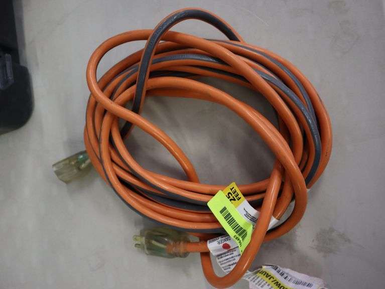 Ridgid 25' contractor grade indoor/outdoor extension cord 12 gauge