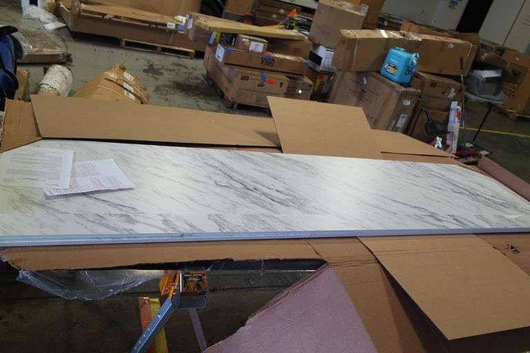 THINSCAPE 8 ft. L x 25 in. D Engineered Composite Countertop in
