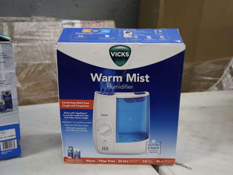 Vicks warm mist humidifer Matthews Auctioneers