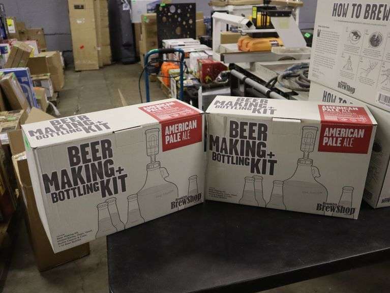 (2) American Pale Ale Beer Making+Bottling Kit Matthews Auctioneers