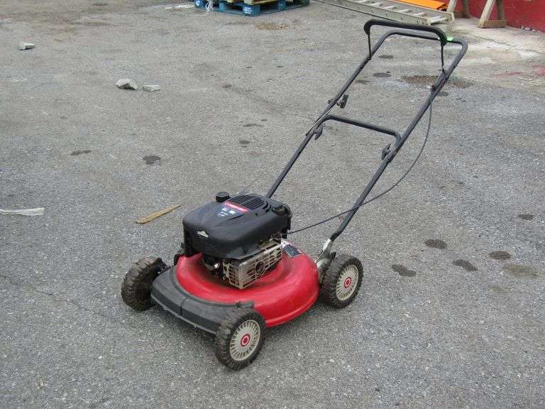 Troy Bilt Push Mower Matthews Auctioneers