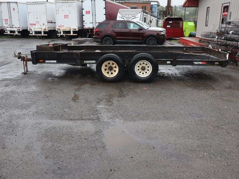 16' Double axle trailer Matthews Auctioneers