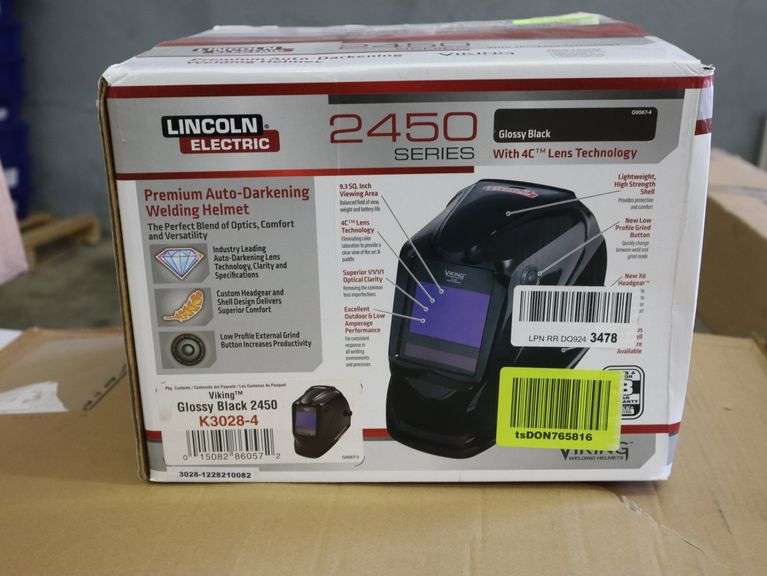 Lincoln Electric 2450 Series Welding Helmet Matthews Auctioneers