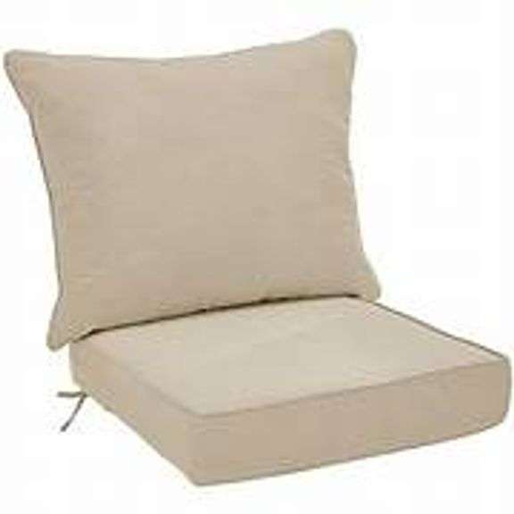 DEEP SEAT PATIO CUSHION TAN Matthews Auctioneers