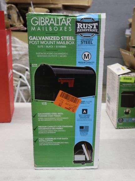 Gibraltar Mailboxes Designer Series DVKPBZ00 Mailbox, 440 Cu-in, Galvanized Steel, Powder-Coated - View #6