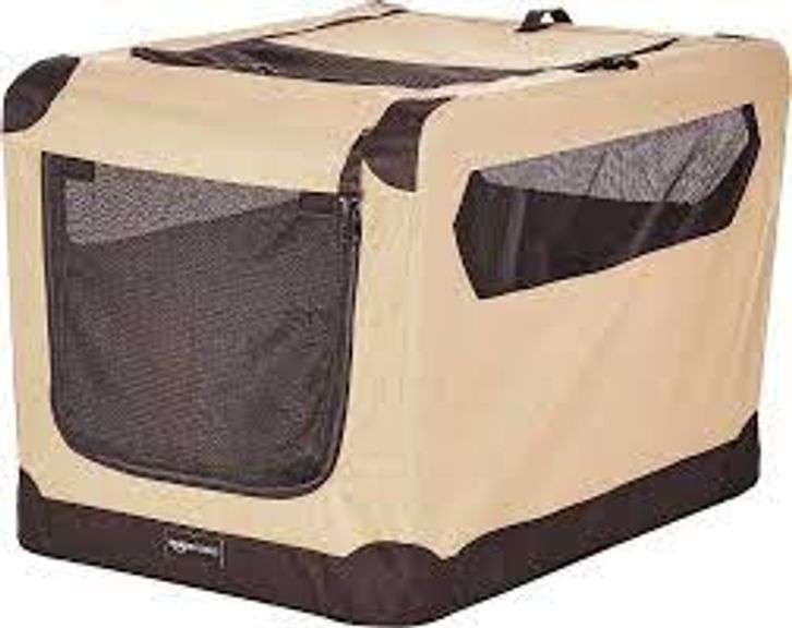 42" folding soft dog crate Matthews Auctioneers