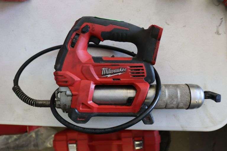 Milwaukee M18 Grease Gun Used Matthews Auctioneers