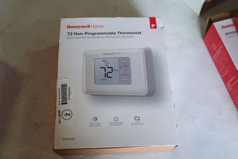 Honeywell Home RTH5160D Electronic 24-Volt Non-Programmable Thermostat -  Matthews Auctioneers
