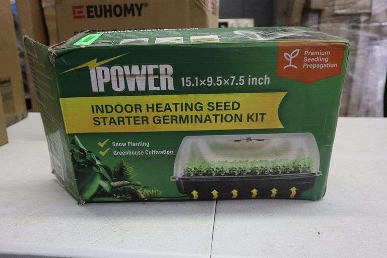 Indoor heating seed starter germination kit Matthews Auctioneers