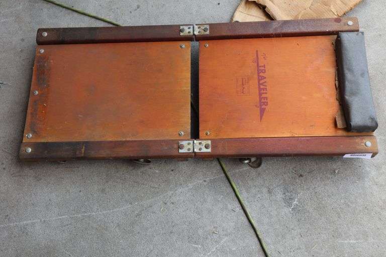 Vintage wooden creeper Has been used Matthews Auctioneers