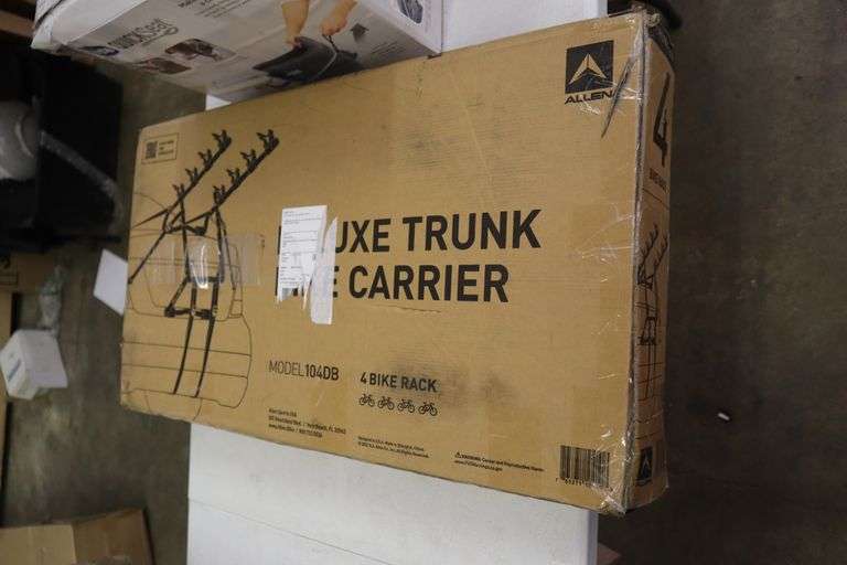 Allen 4 bike rack deluxe trunk bike carrier Matthews Auctioneers