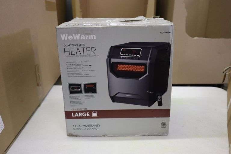 WeWarm quartz infrared heater Matthews Auctioneers