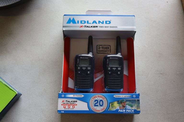 Midland xtalker two way radios Matthews Auctioneers