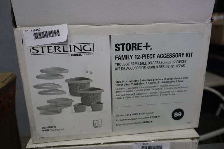 Sterling store+ family 12 pc accessory kit Matthews Auctioneers