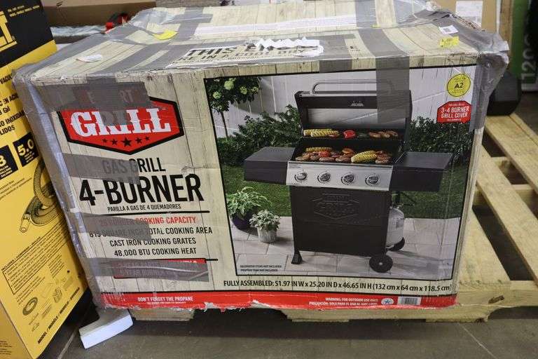 Expert Grill 4 burner gas grill Matthews Auctioneers