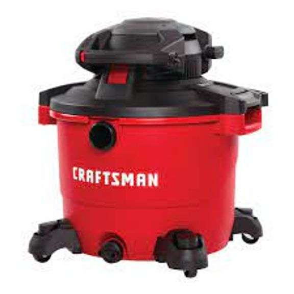 Craftsman 16 gal wet/dry vac with detachable blower Matthews Auctioneers