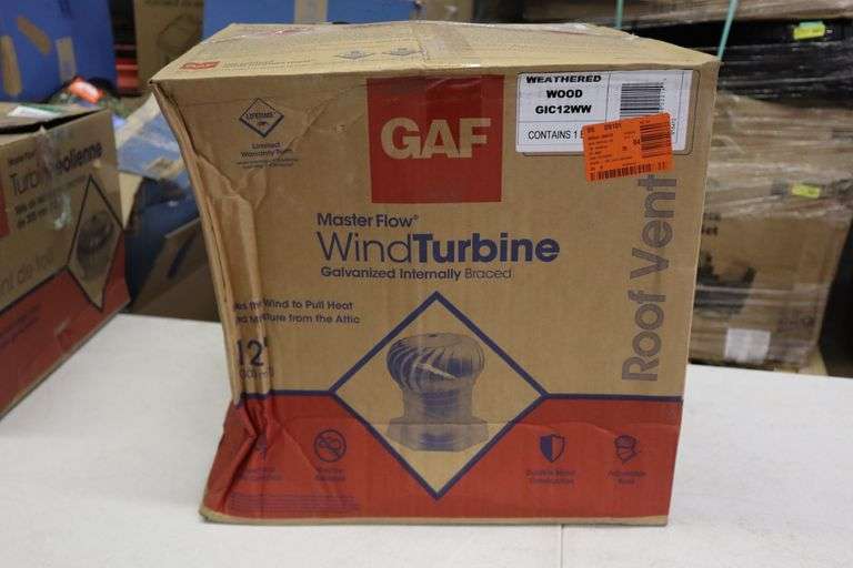 Masterflow wind turbine 12 galvanized replacement head - Matthews  Auctioneers