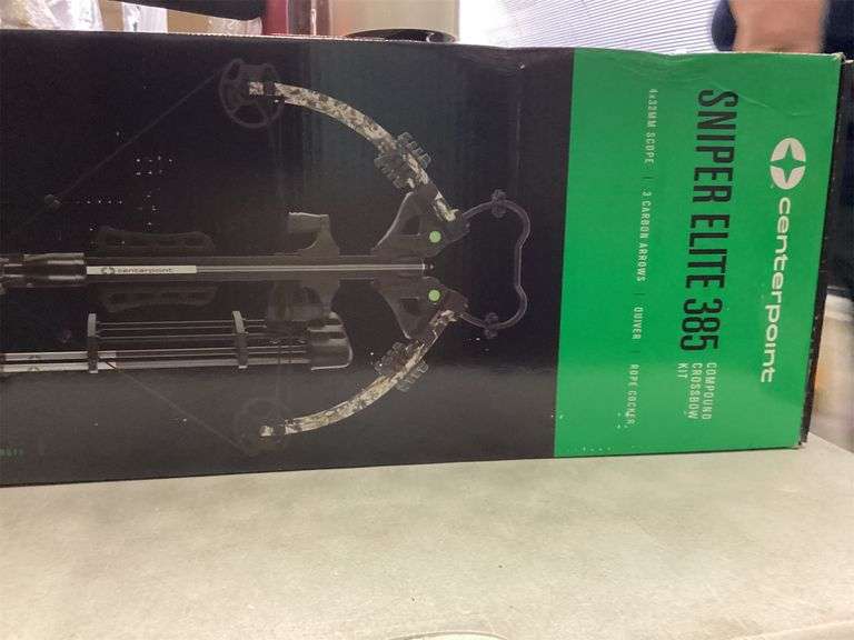 CenterPoint Archery Sniper Elite 385 Crossbow Packaged with AXCPBH100