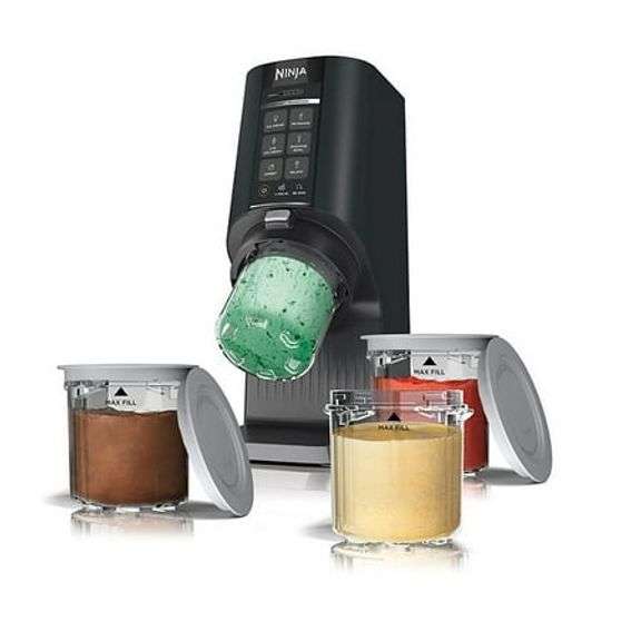 Ninja CREAMi Breeze Ice Cream Gelato Milkshake Sorbet Smoothie Bowl