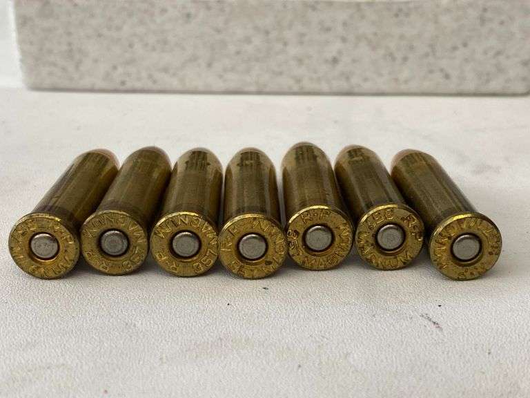 Winchester 38 Spccial Bullets - Partial Box  This lot also includes 7 (Seven) Magnum 357 Bullets