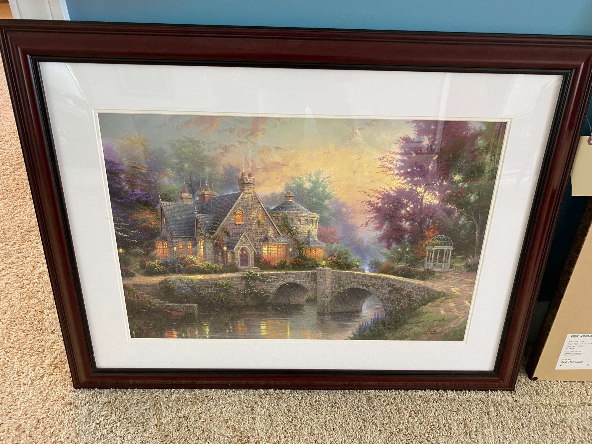 "Lamplight Manor" by Thomas Kinkade