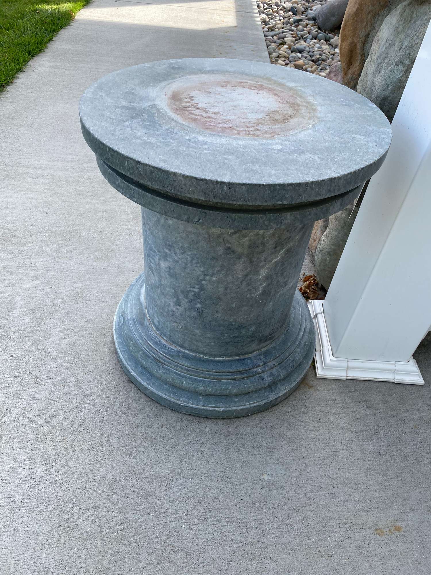 (3) Marble Pedestals