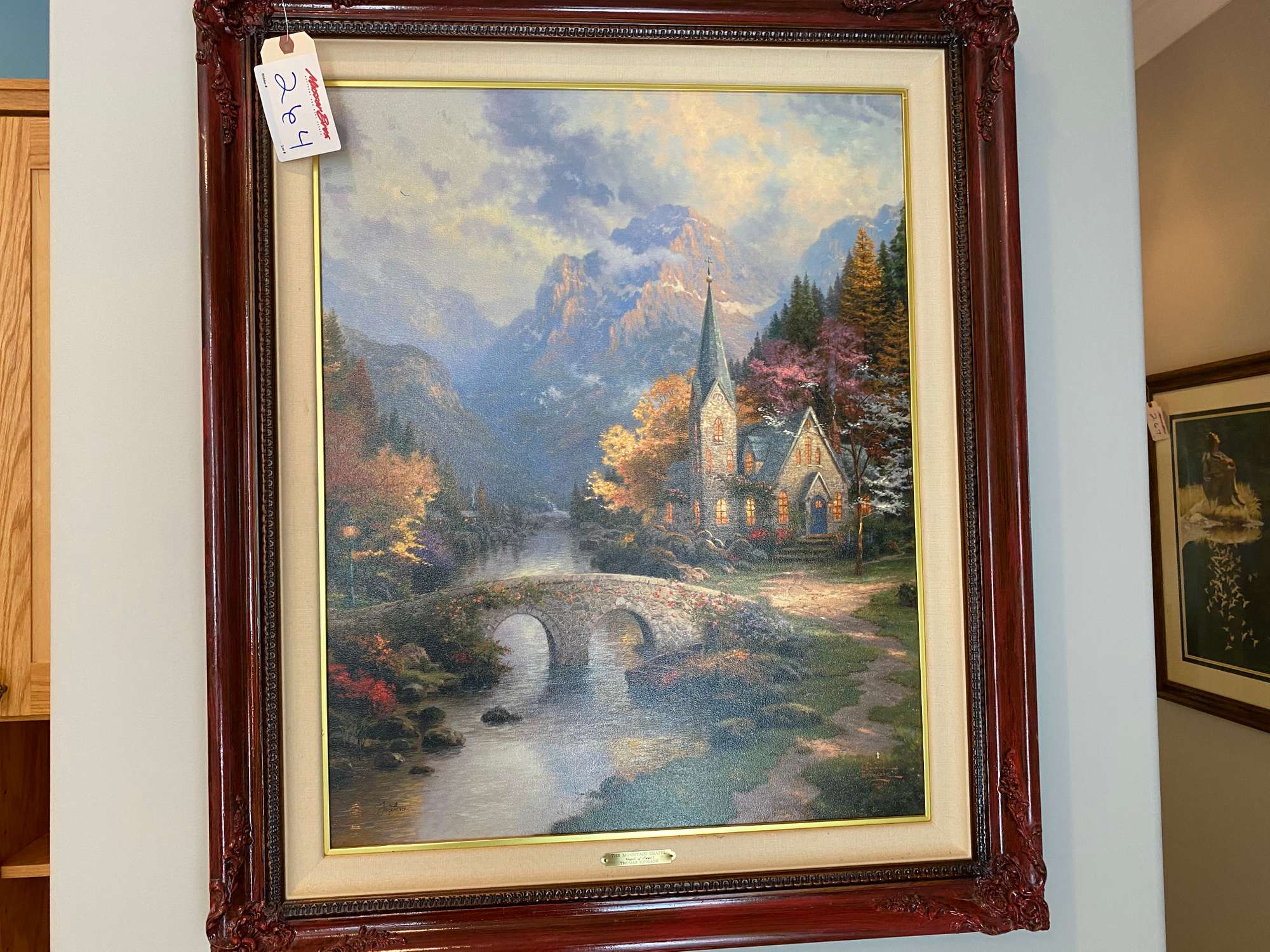"The Mountain Chapel" by Thomas Kinkade 161/2100